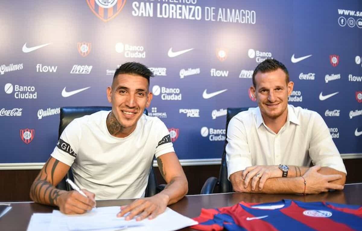 Centurión firmó contrato con San Lorenzo