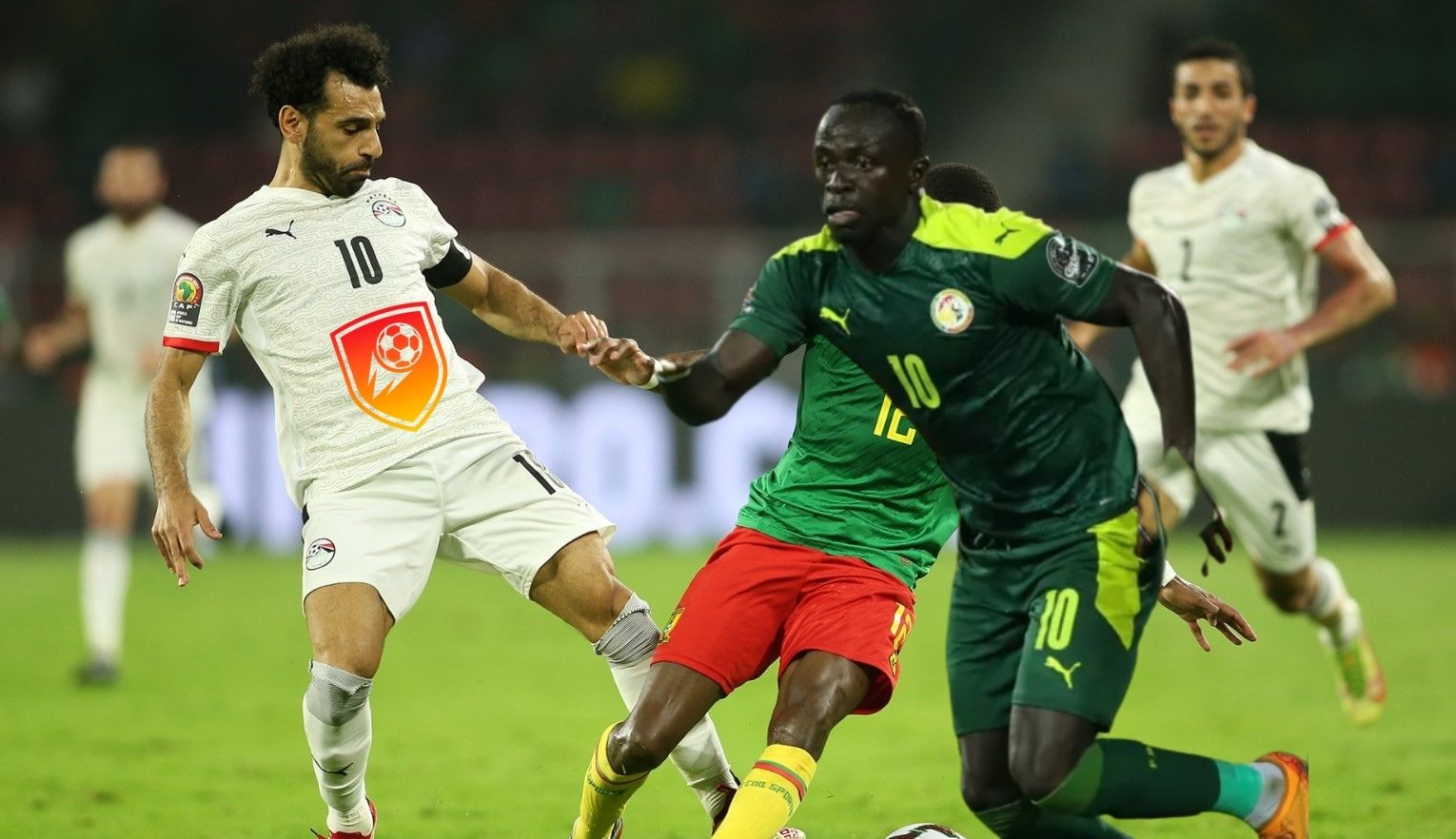 Sadio Mané y Mo Salah, finalistas de la Copa Africana de Naciones