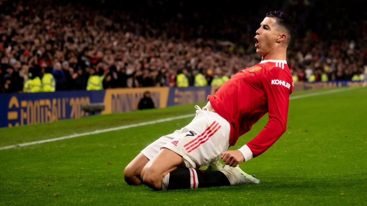 Cristiano Ronaldo marcó para el Manchester United