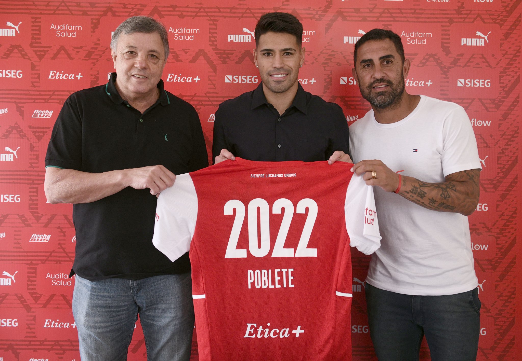 Poblete fue presentado en Independiente