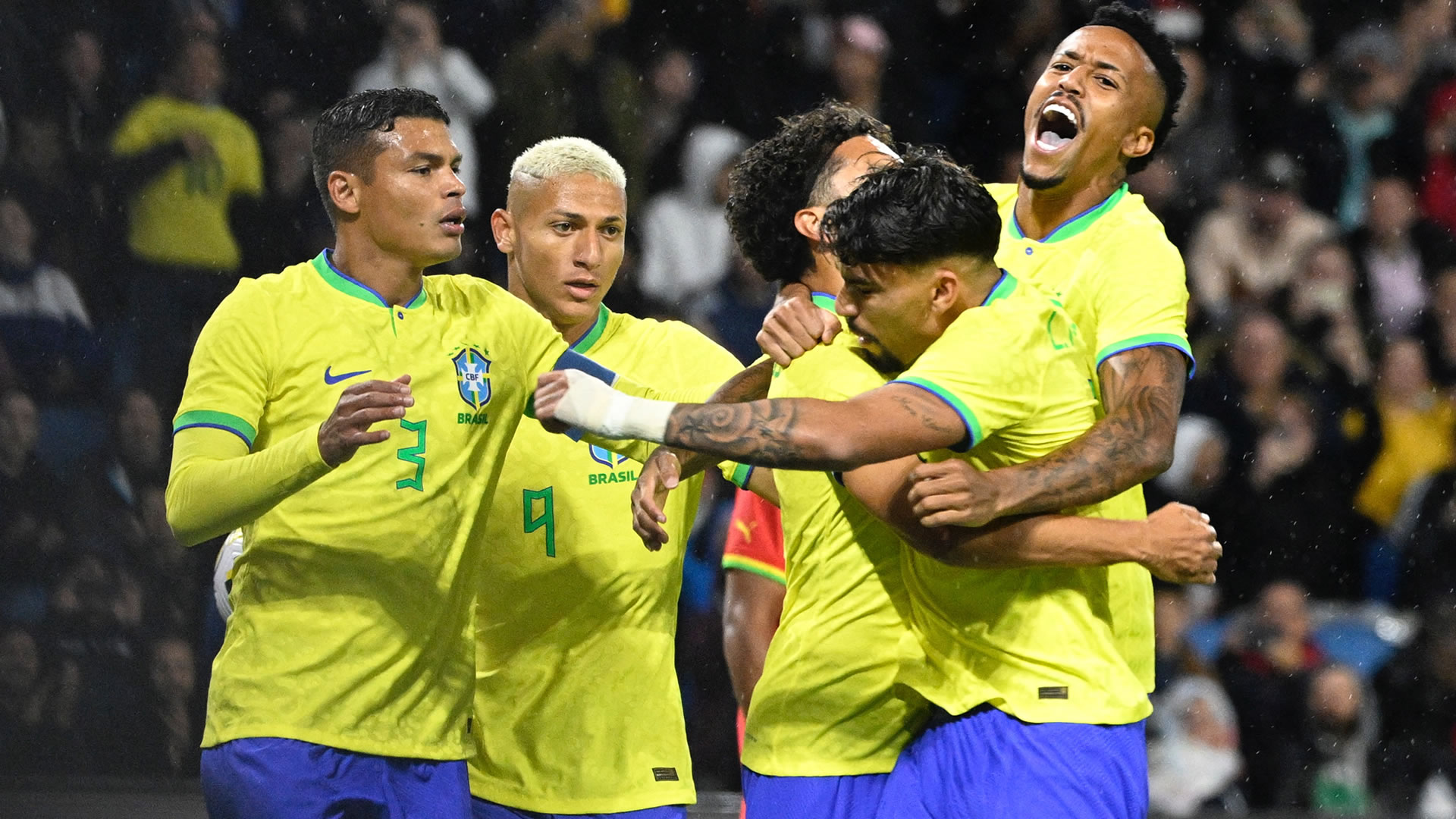Brasil se aprovechó de Ghana para una goleada que lo ilusiona
