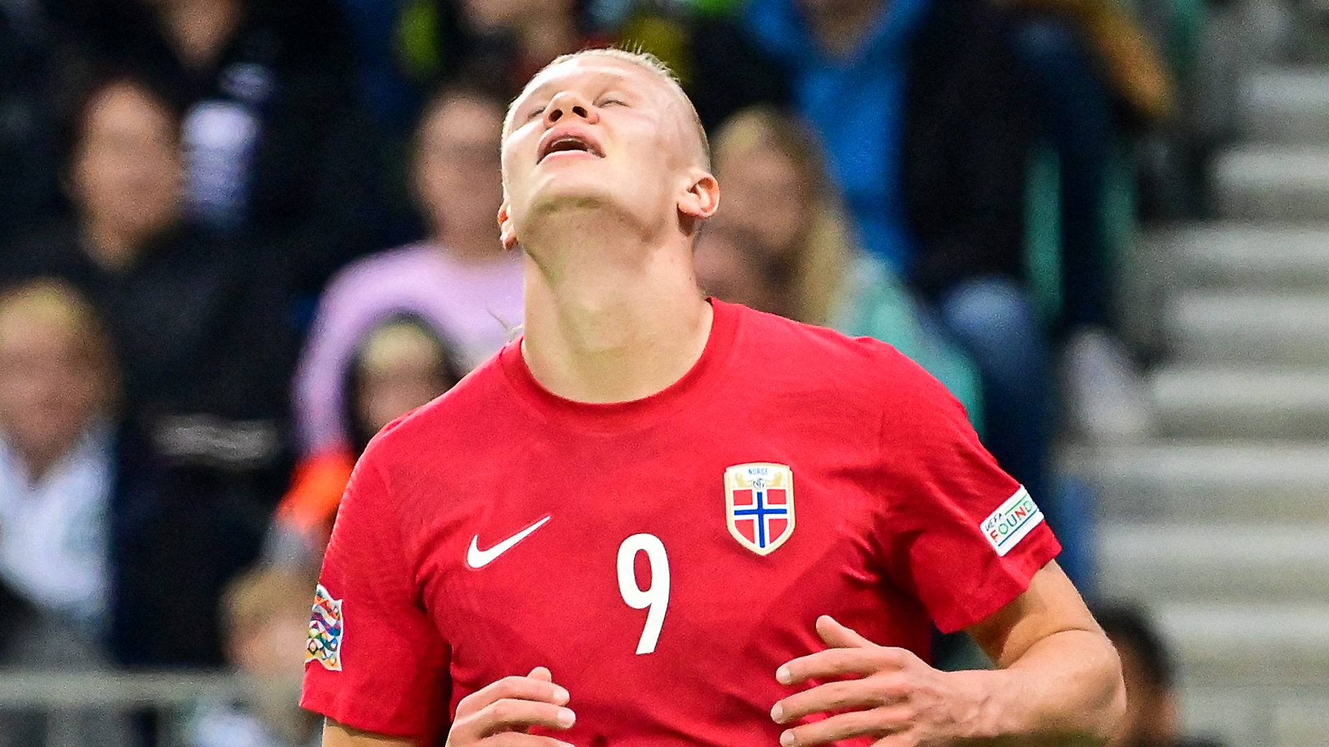 Haaland anotó, pero Noruega no supo aprovechar su gol y cayó con Eslovenia