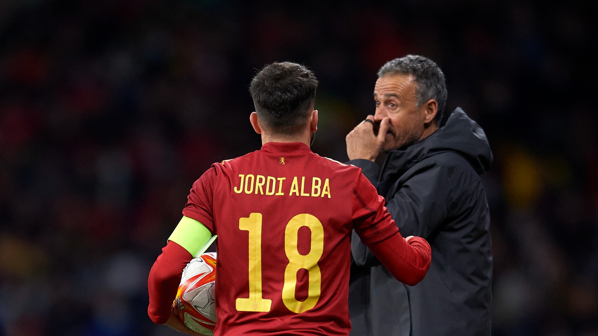 Jordi Alba: "Luis Enrique es el mejor técnico del mundo"