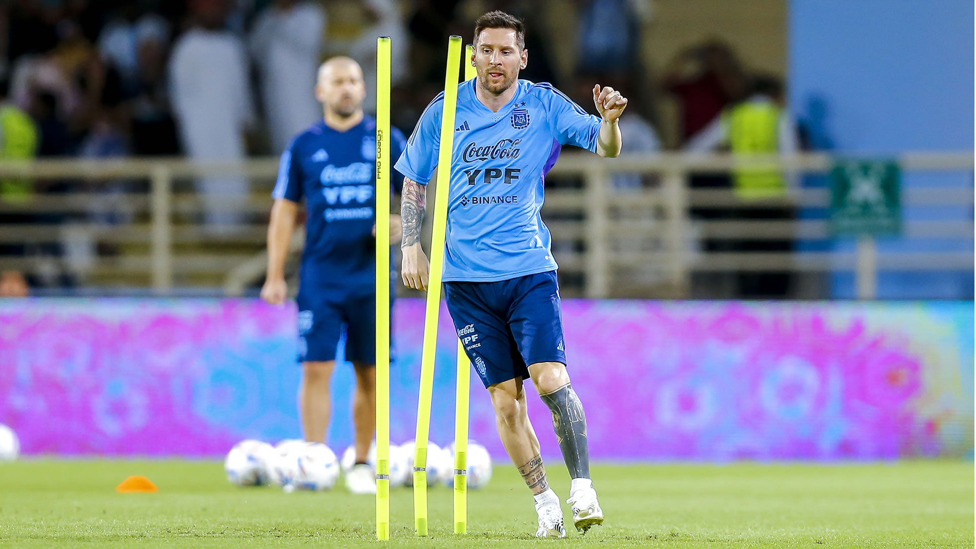 Messi sigue con la puesta a punto antes del debut en la Copa Mundial