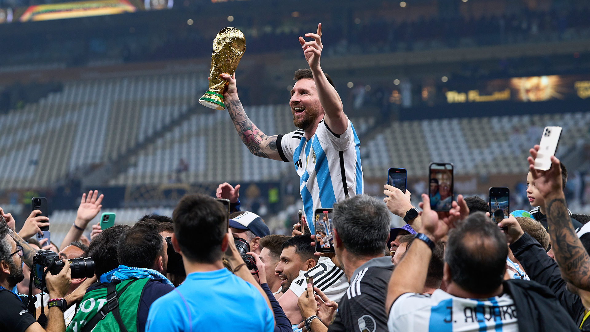 Messi le pone el broche de oro a su carrera en el último partido con Argentina en un Mundial