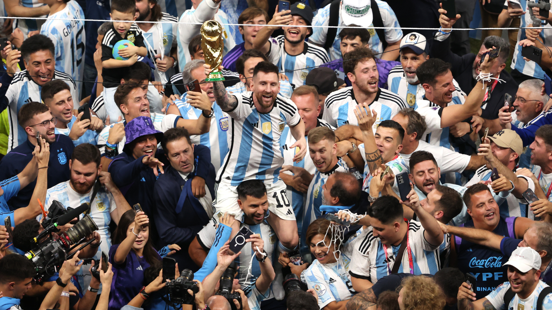 Las reacciones de las celebridades del deporte argentino tras el título de la Selección