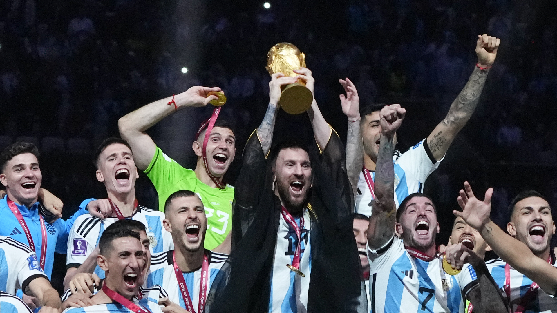 Los clubes que festejaron el título de sus jugadores en Catar 2022