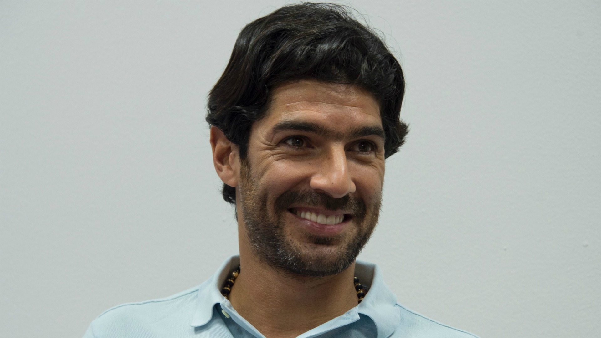 Sebastian Abreu press conference before being presented as new player of Uruguays second division Central Espanol FC