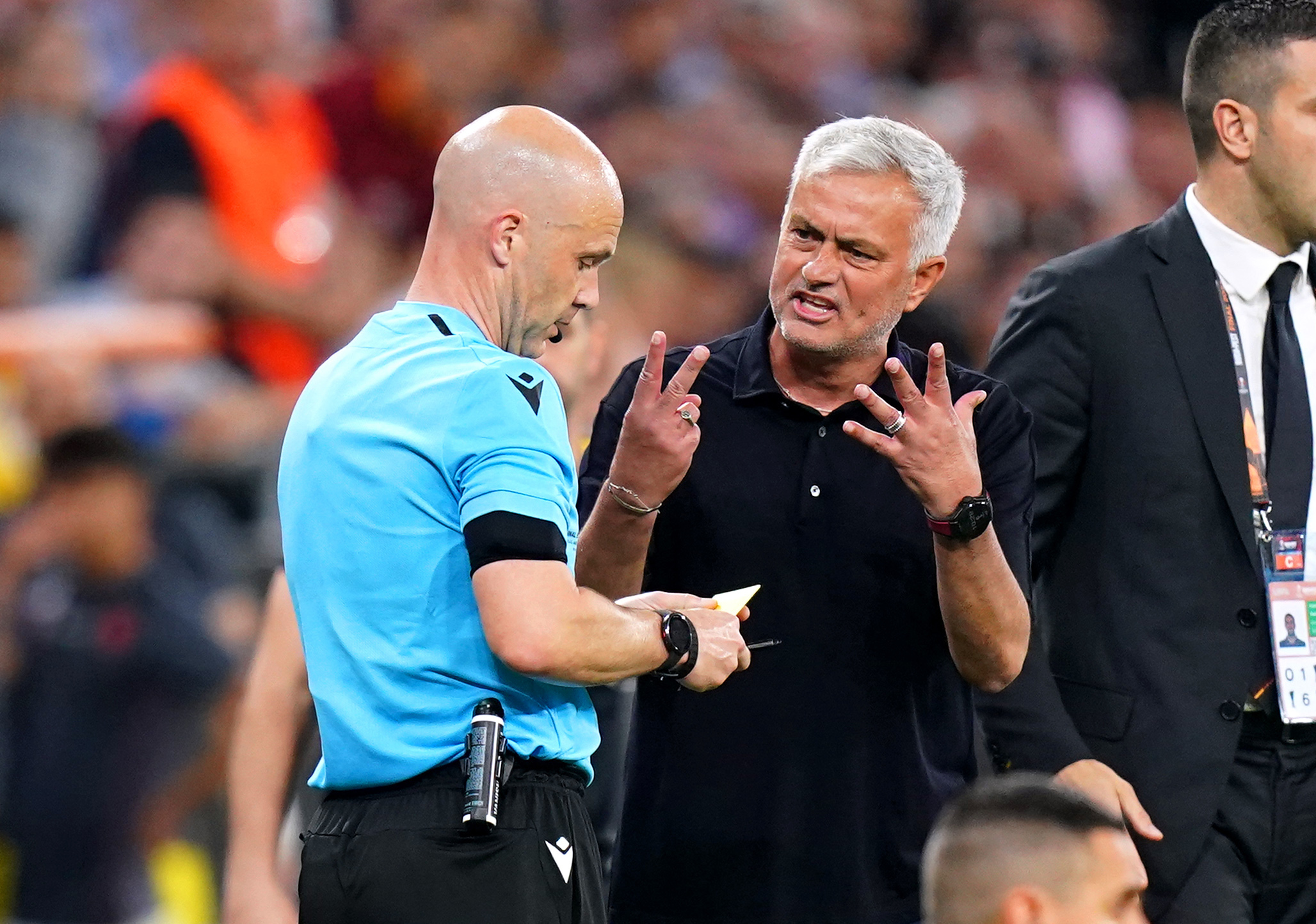 Jose Mourinho was scathing in his comments towards Anthony Taylor