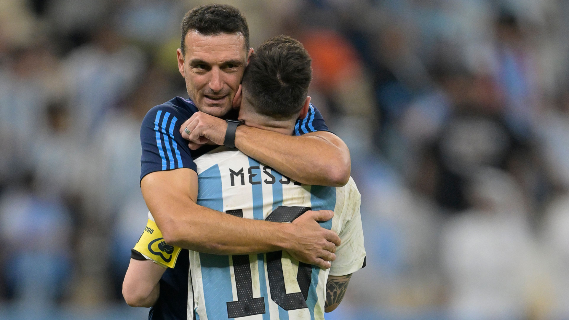 Lionel Scaloni and Lionel Messi (Getty Images)