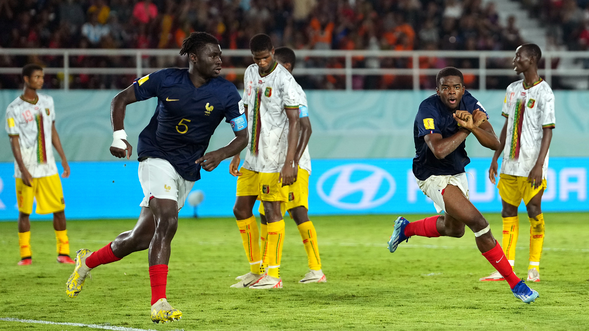 Yvann Titi France v Mali Semifinal FIFA U17 World Cup 11282023 (Alex Caparros - FIFA/FIFA via Getty Images)