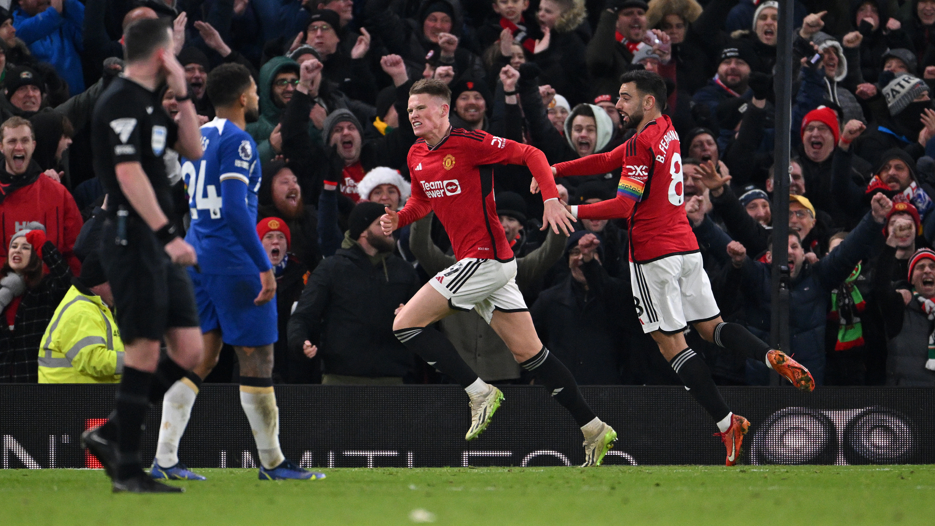 Scott McTominay Manchester United Chelsea Premier League 12062023 (Stu Forster/Getty Images)