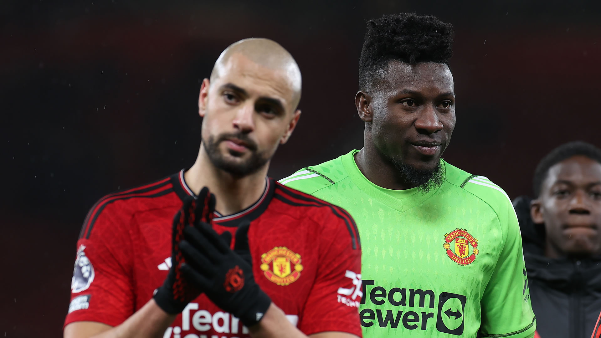 Sofyan Amrabat - Andre Onana (Matthew Peters/Manchester United via Getty Images)