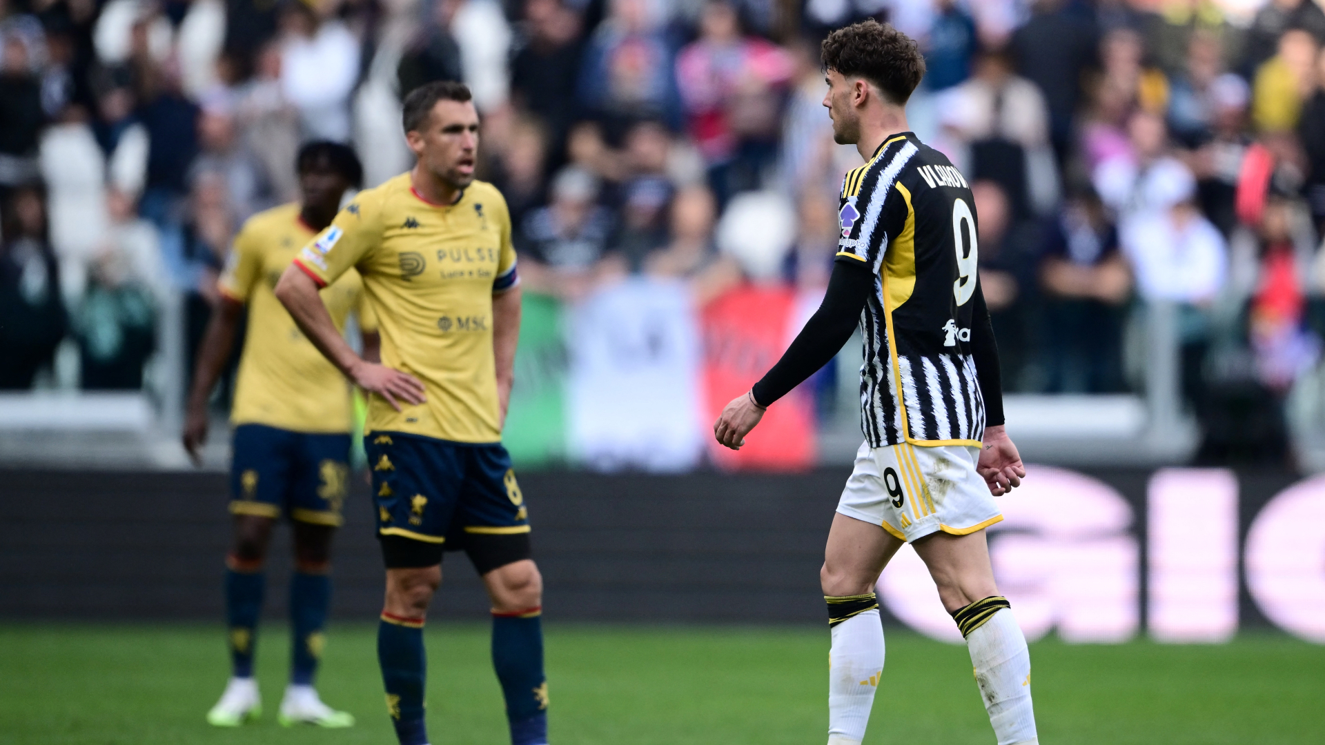 Dusan Vlahovic Juventus v Genoa CFC Serie A TIM 03172024 (MARCO BERTORELLO/AFP via Getty Images)