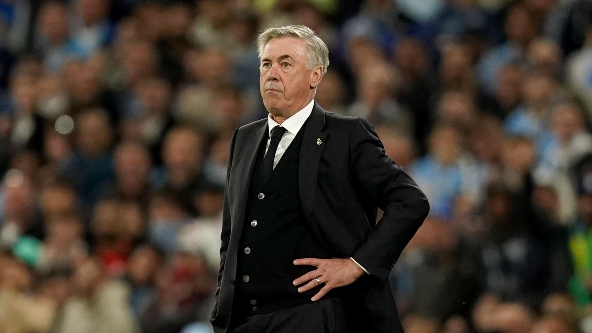 Carlo Ancelotti is nervous ahead of Real Madrid's clash with Manchester City (Martin Rickett/PA) (Martin Rickett/PA Archive)